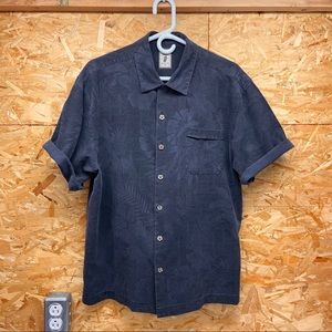 Jamaica Jazz silk charcoal island shirt